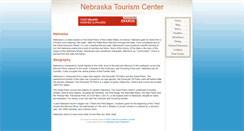 Desktop Screenshot of nebraskatourismcenter.com