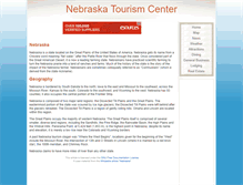 Tablet Screenshot of nebraskatourismcenter.com